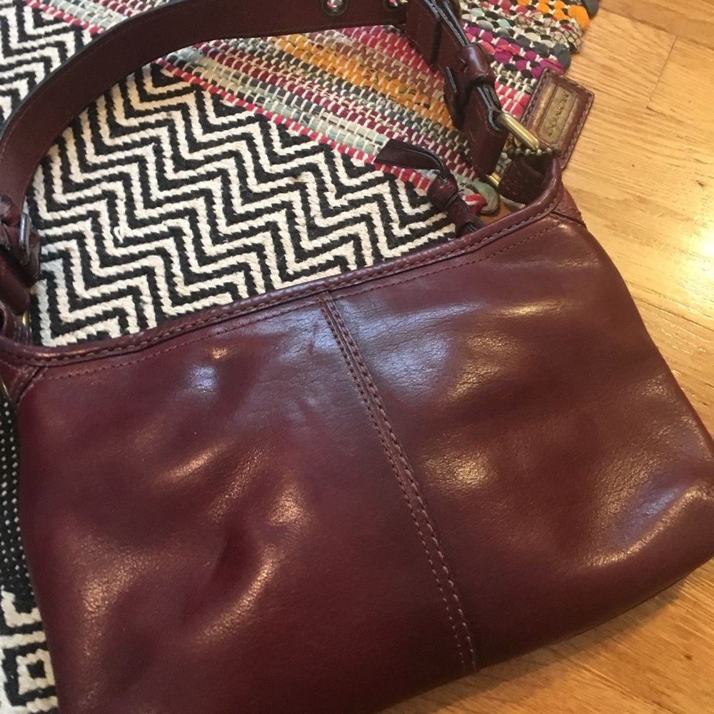 Coach genuine leather shoulder bag